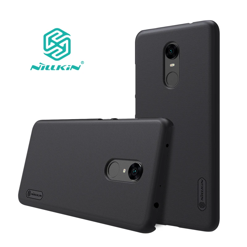 

redmi 5 plus case cover NILLKIN Frosted PC hard back cover with Gift Screen Protector for xiaomi redmi 5 plus case 5.99 inch