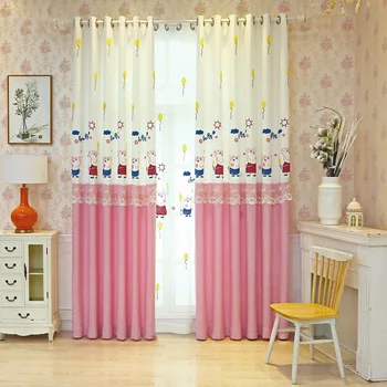 

Cartoon Curtains Finished Cute Pattern Children's Room Curtains for Living Room Bedroom new products 2020