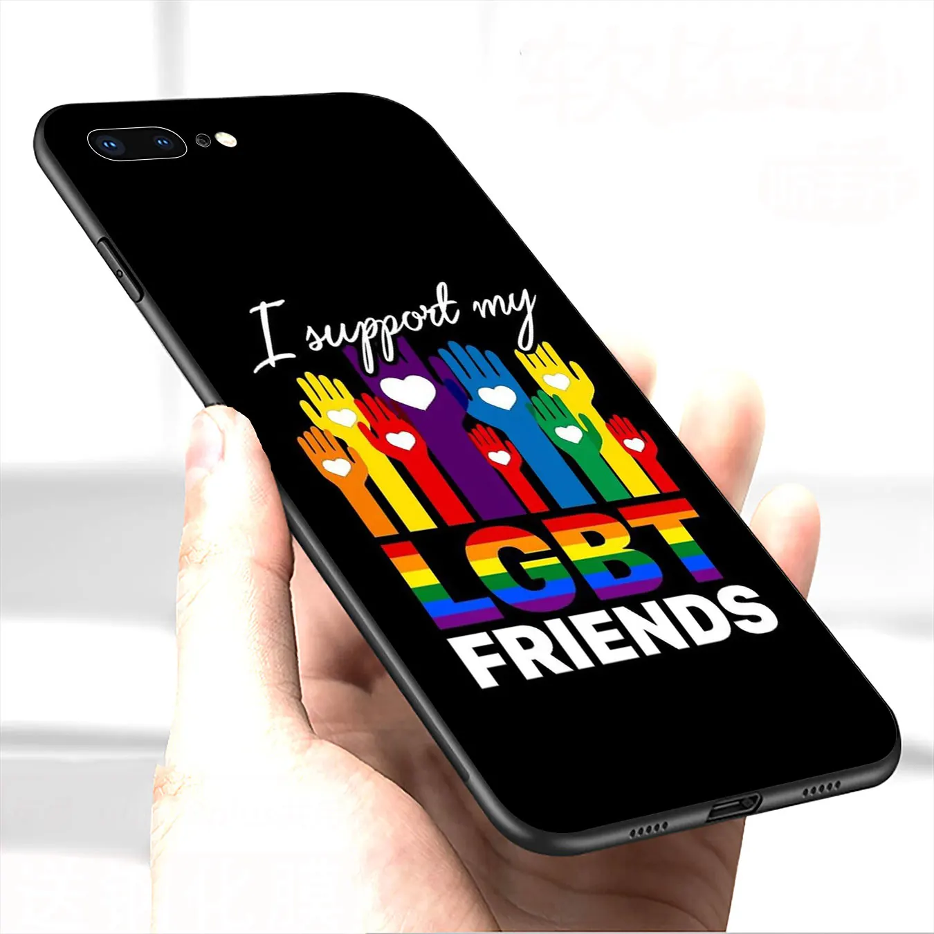 Чехол для телефона LGBTQ heart LGBT love is Love iPhone XR X XS 11 Pro Max 10 7 8 6 6S 5 SE чехол|Чехлы-накладки| |