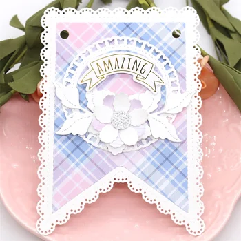 

Bunting Banners Metal Cutting Dies Stencils for DIY Scrapbooking Decorative Embossing DIY Paper Cards