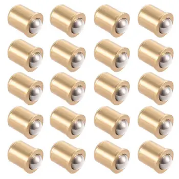 買取 5ミリメートルボール径真鍮電気メッキドアシェイクキャビネットボールキャッチラッチ閉鎖20個