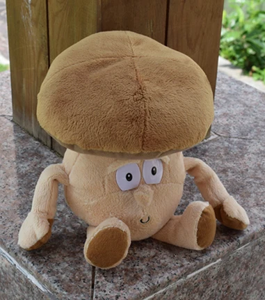 Mushroom Новые фрукты овощи банан груша Brcoccoli арбуз цветная капуста лимонный гриб ананас Starwberry " мягкая плюшевая кукла игрушка - Цвет: Mushroom
