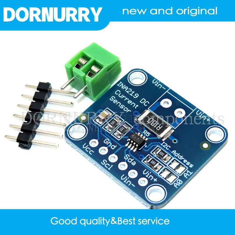 

1PCS DC Current Power Supply Sensor SOT23 INA219 Bi-directional Breakout Module DIY 3V-5V IIC I2C Power Monitoring Sensor Module