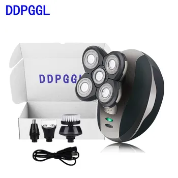 

DDPGGL men Multifunctionr 4 in 1 Electric Shaver Kit Cordless Hair Clippers Nose Hair Trimmer Waterproof USB Rechargeabl