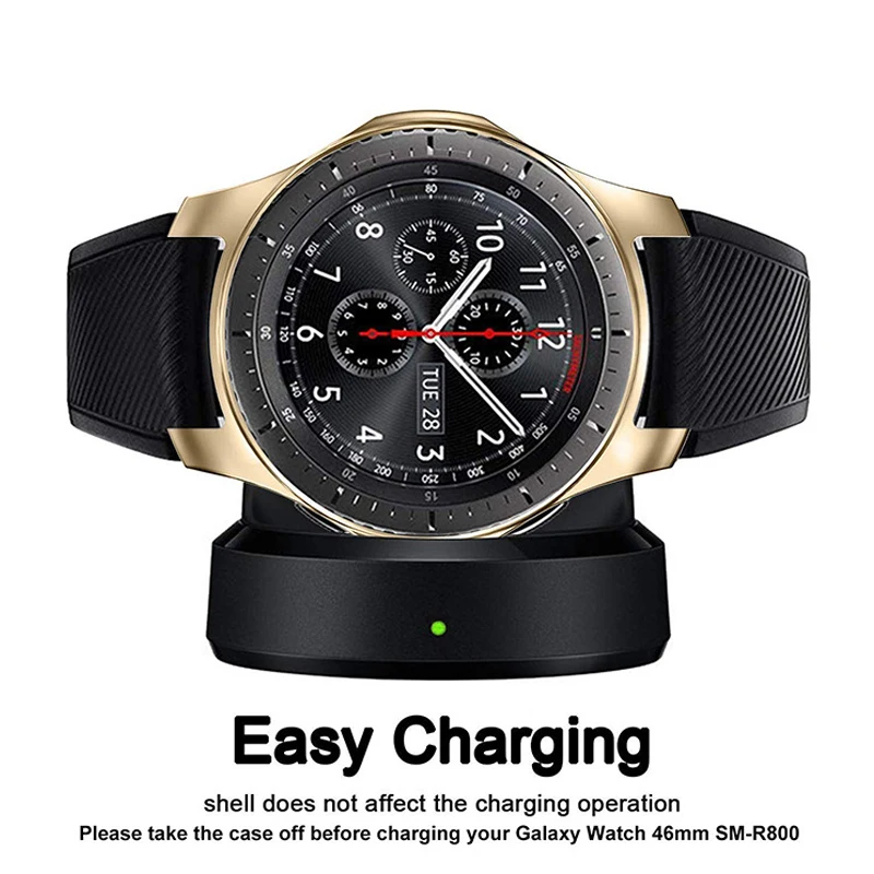 Чехол Gear S3 frontier для samsung Galaxy Watch 46 мм 42 чехол с ремешком из мягкого ТПУ защитный