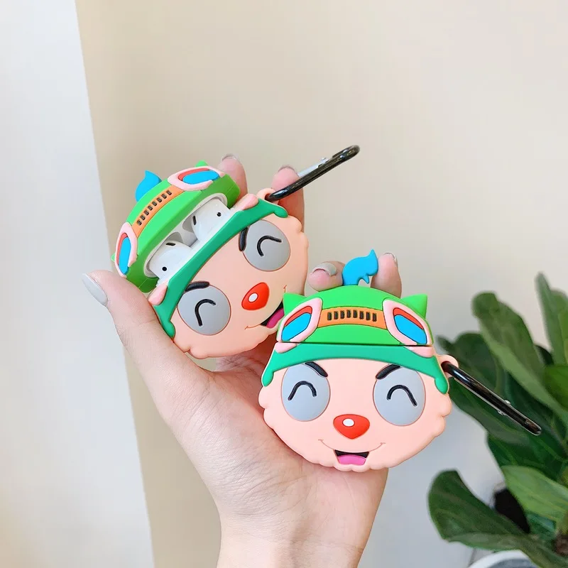Милый мультфильм LOL Быстрый разведчик Teemo чехлы для наушников Apple Airpods 1/2 милый