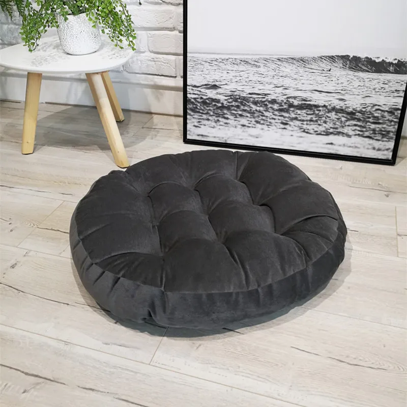 

Manufacturers Direct Selling Winter Solid Color Nail Pincushion Pad Multi-functional Floor Futon Cushion man tou dian a Generati