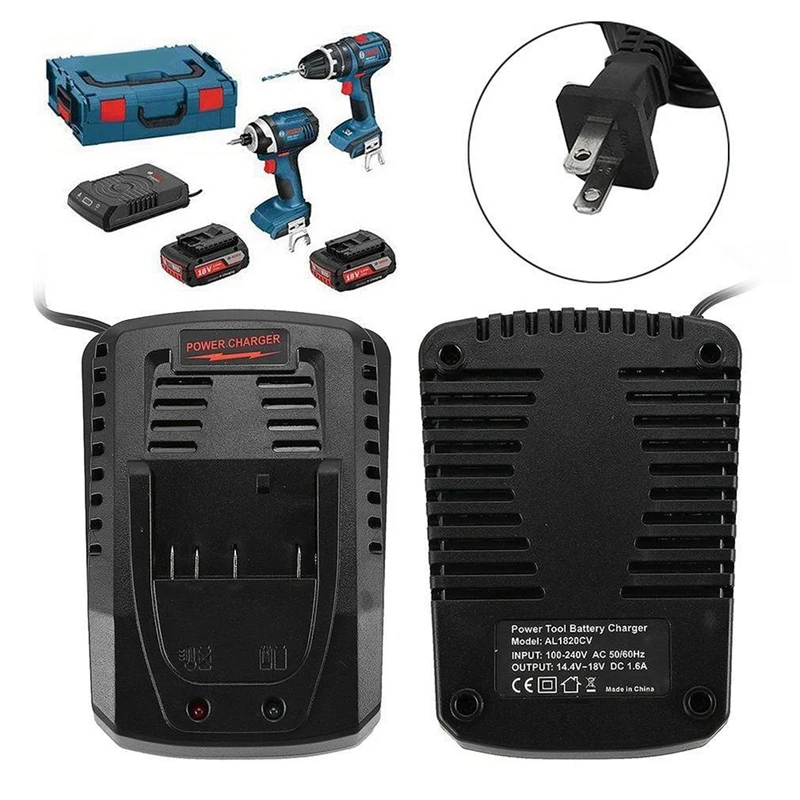 ABHU-Li-Ion зарядное устройство для Bosch 14,4 в 18 В батарея Bat609 Bat609G Bat618 Bat618G зарядное устройство Al1860Cv Al1814Cv Al1820Cv