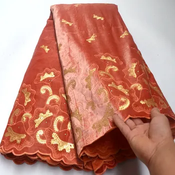 

Elegant Korel Velvet Lace Fabrics Nigerian Tulle Lace Fabric Latest African French Embroidery Sequins Lace Fabric Wo379