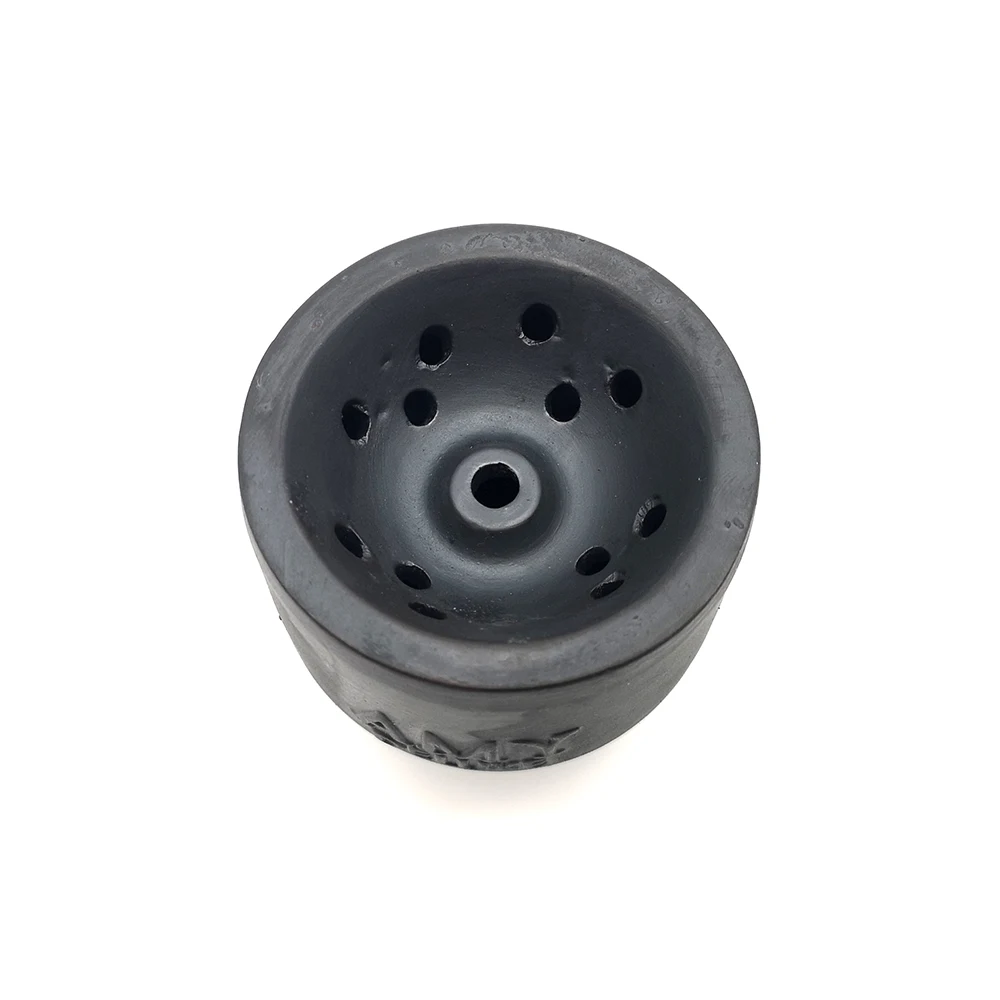 New Black Ceramic Hookah Bowls Shisha Accessories Large 13 Holes 2