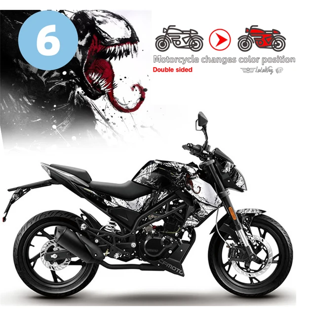 Motorcycle Wrap Film Full Body Stickers Tank Pad Racing Decals Accessories For Cfmoto 150nk Install No Mess Decal Decals Stickers Aliexpress