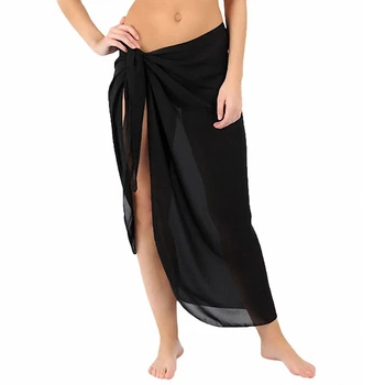 

Women Swimsuit Bathing Suit Swimwear Cover Up Beach Sarong Wrap Chiffon Cover Up L9BE