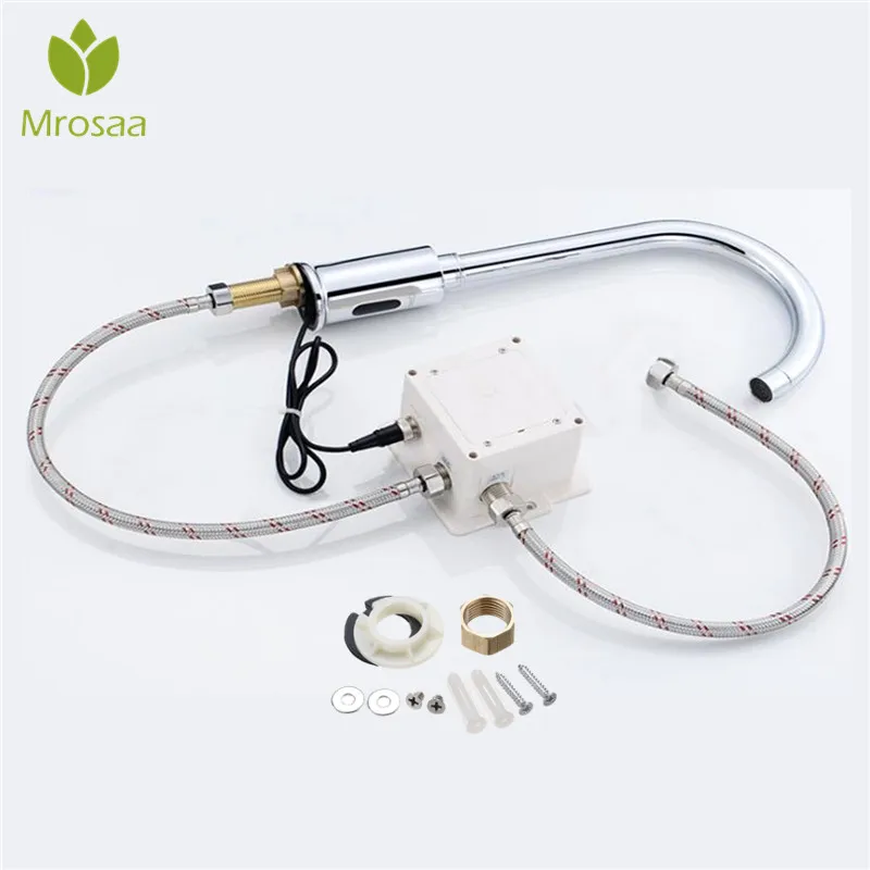 Najtaniej Zlewozmywaki automatyczny czujnik podczerwieni kran nablatowa Smart Touch bezpłatne pojedyncze zimne indukcyjne wody z kranu do kuchni łazienka