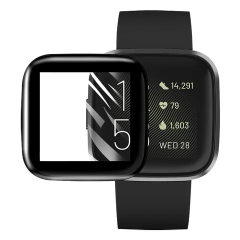 for Fitbit Versa3 / Versa2  Watch Toughened Film 3D Curved Composite Film Sense Full Screen Coverage