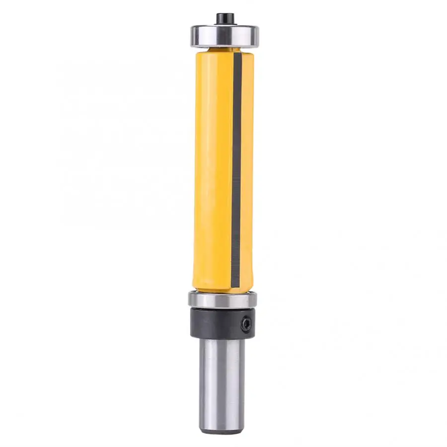 milling cutter woodwork 1/2" Shank Straight Router Bit Woodworking Flush Trim Router Bit Tool 2-1/2"L x 3/4''Dia with Long