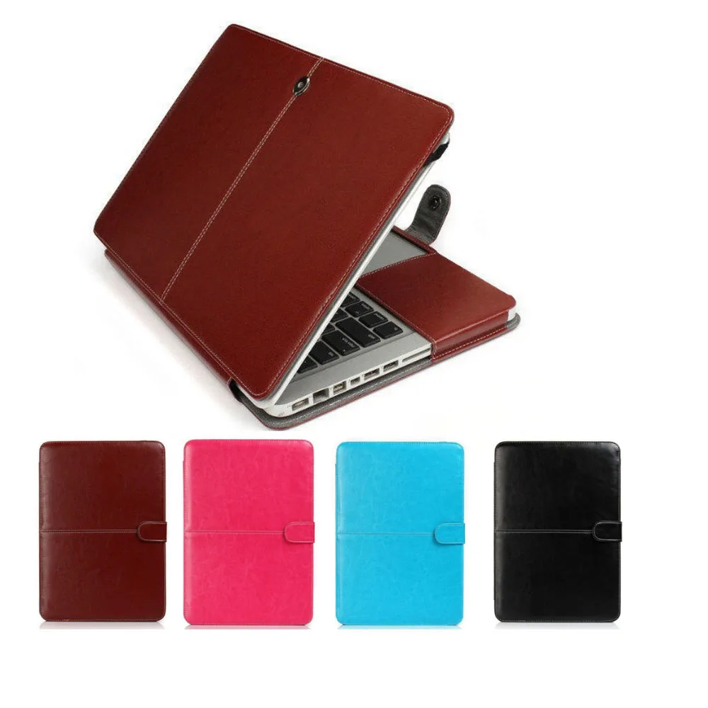 PU Leather Laptop Case For Apple Macbook Air 11 12 13 15 inch Notebook Cover bag for Mac book PU Leather Laptop Case For Apple Macbook Air 11 12 13 15 inch Notebook Cover bag for Mac book