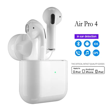 

Air Pro 4 Wireless Headphones In Ear Bluetooth Earphones TWS Sports Earbuds Stereo Sound Headset For For iPhone Xiaomi huawei