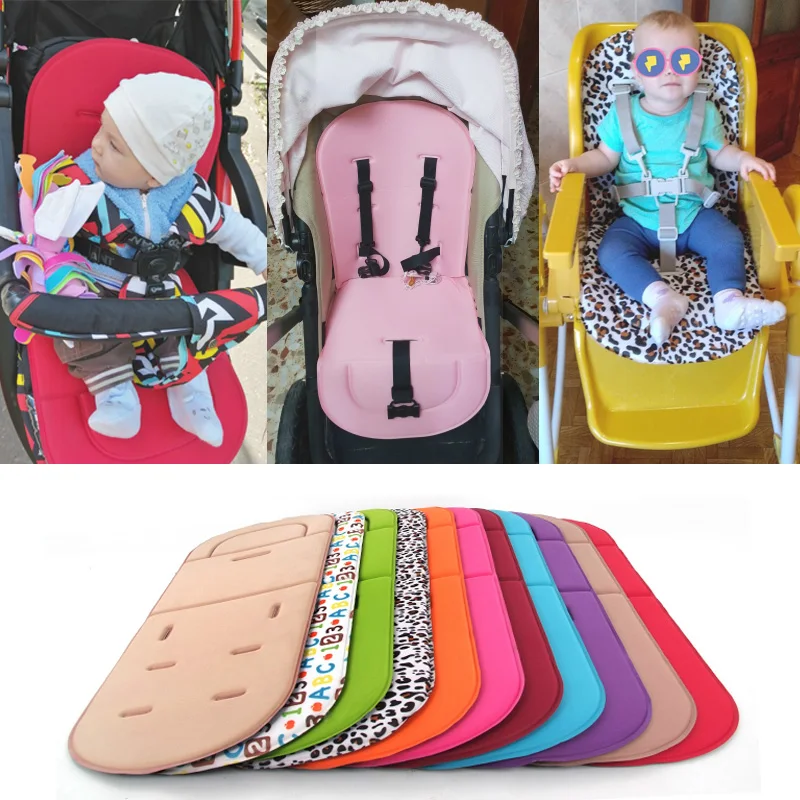 Baby Stroller Seat Cushion Kids Car Mattress Soft Seat Cushion Cart High Stroller Pushchair Chair Pad Trolley Accessories Baby