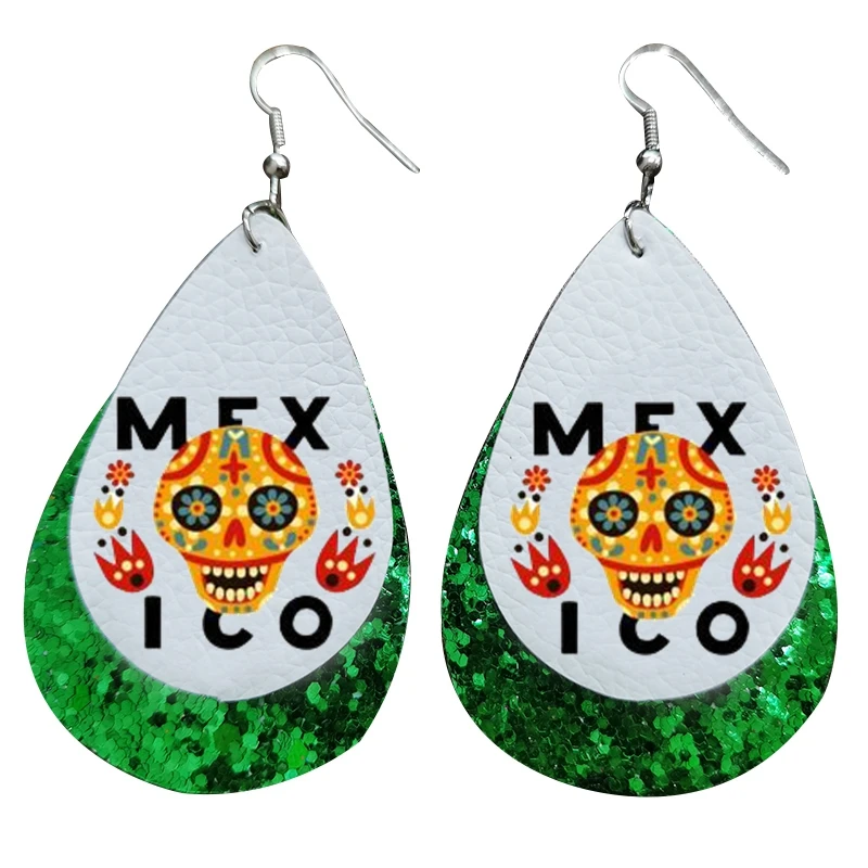 Mexican Fiesta Party Sombrero Earrings 