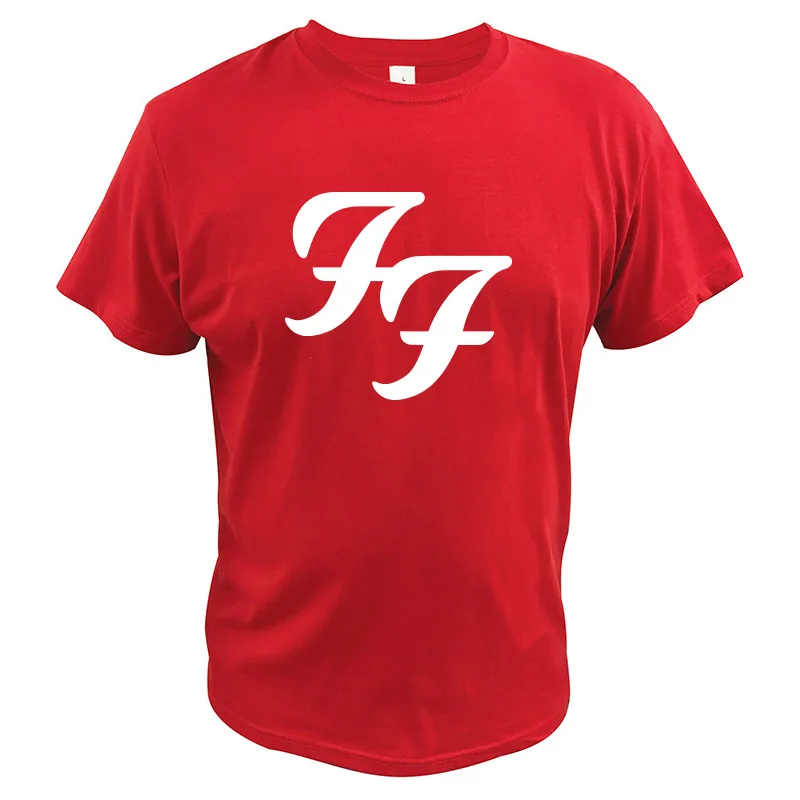 Футболка Foo Fighter с логотипом американской рок группы воздухопроницаемая Мужская