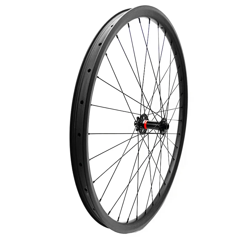 27.5er disc wheel tubeless carbon XC/AM 33.5x25mm asymmetry mtb front bike novatec D791SB 110x15mm pillar 1423 | Спорт и развлечения