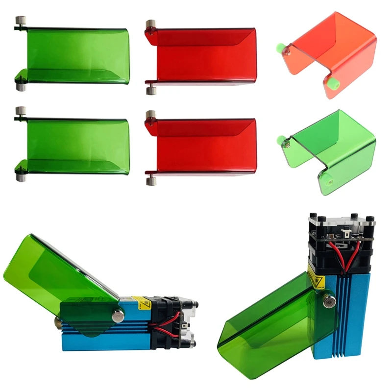 laser safety goggles Practical Laser Safety Protective Cover Green Red 33mm 40mm 60mm Laser Goggles Protective Eyes 190-540nm Safety Goggles
