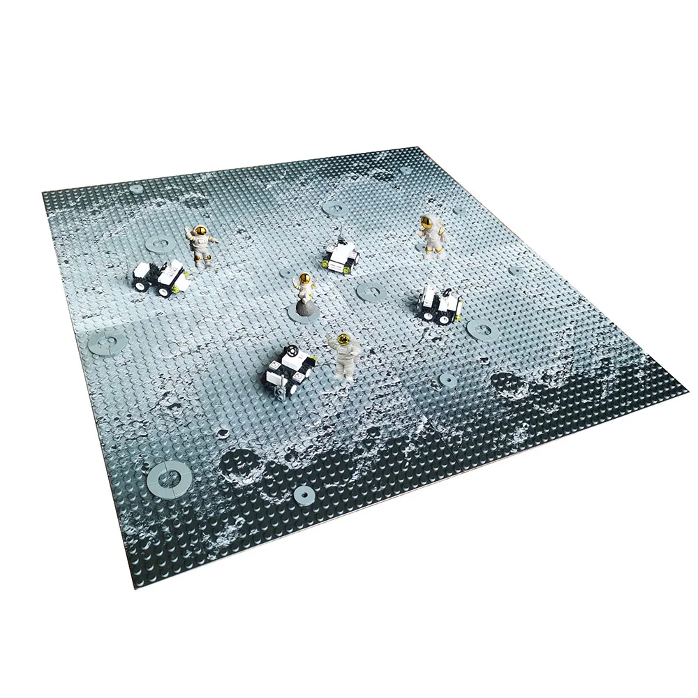 10*10 Pollici Space Mars Base Piastra Di Base 32X32 Small Dot Building Block Piastra Di Base Per Operazioni Sul Campo Di Base Marziana