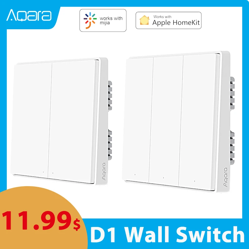 Aqara Smart Wall Switch D1 Zigbee Wireless Key Wifi Light Remote
