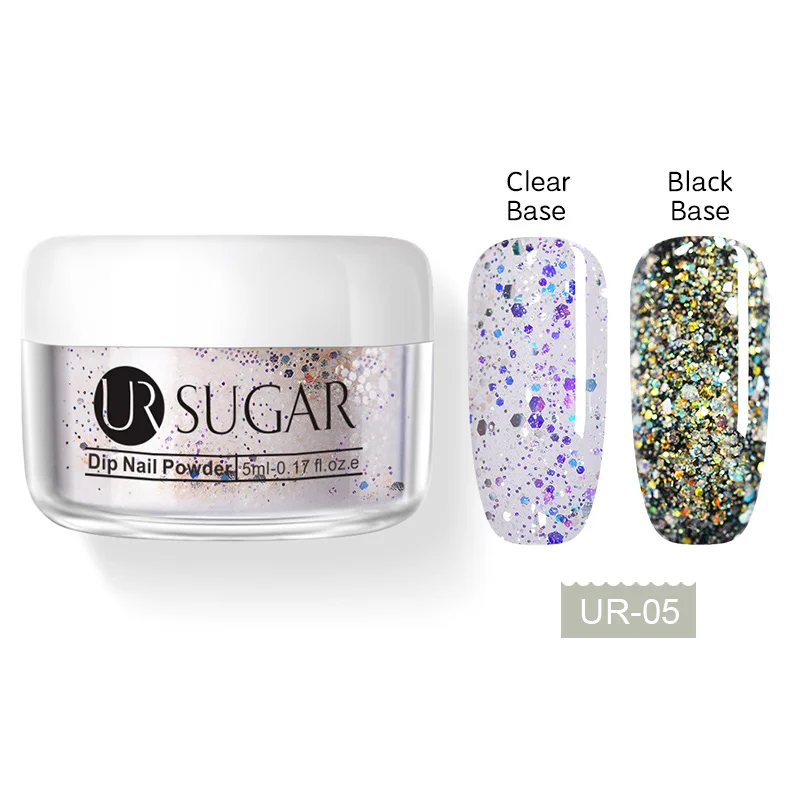Розовый UR SUGAR Dipping резьба расширение 3 в 1 блеск порошки для ногтей акриловый пигмент ногтей Блеск Dip DIY порошок не нужна лампа - Цвет: Розовый