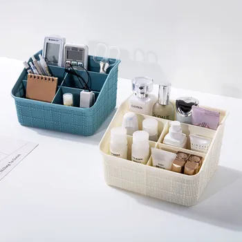 

OTHERHOUSE Makeup Organizer Box Cosmetic Storage Box Basket Jewelry Storage Container Rack Brushes Holder Cosmetic Organizer