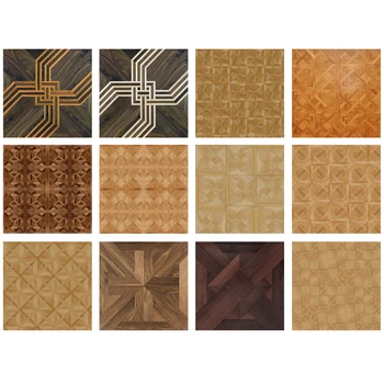 

Nitree Cross Stitching Parquet Wood Floor Diagonal Splice Board Photo Studio Photography Background Photophone Backdrop Vinyl