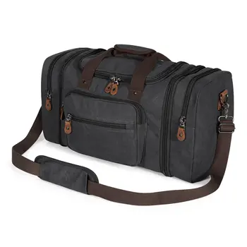 

Canvas Duffle Bag for Travel, 50L Duffel Overnight Weekend Bag suitcases and travel bags weekender canvas duffle bag