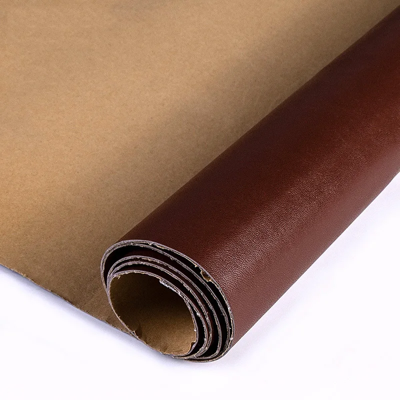 25cm*34cm Self-adhesive Fine lines leather fabric sofa patch soft bag high-adhesive leather on the back