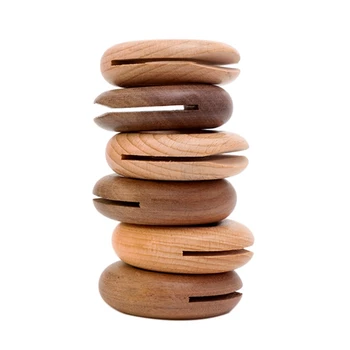 

3pc/New Nordic INS Wooden Donut Seal Clip Kitchen Snack Sealing Clip Home Kitchen Storage Clip