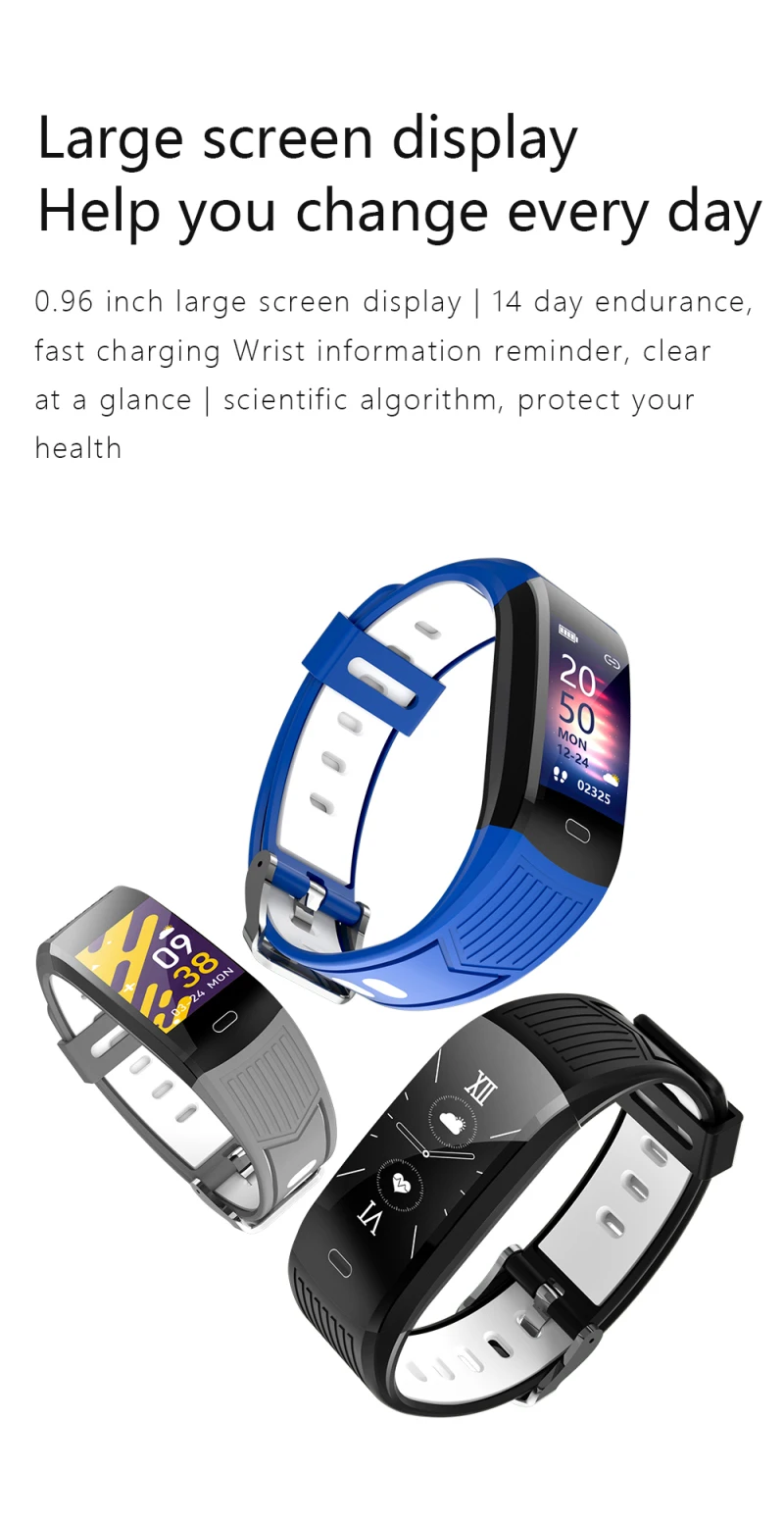 2022 Smart Watch Sport Band Fitness Bracelet Original Dutch Language Japanese Support Korean Hebrew Alarm Clock for Man Woman