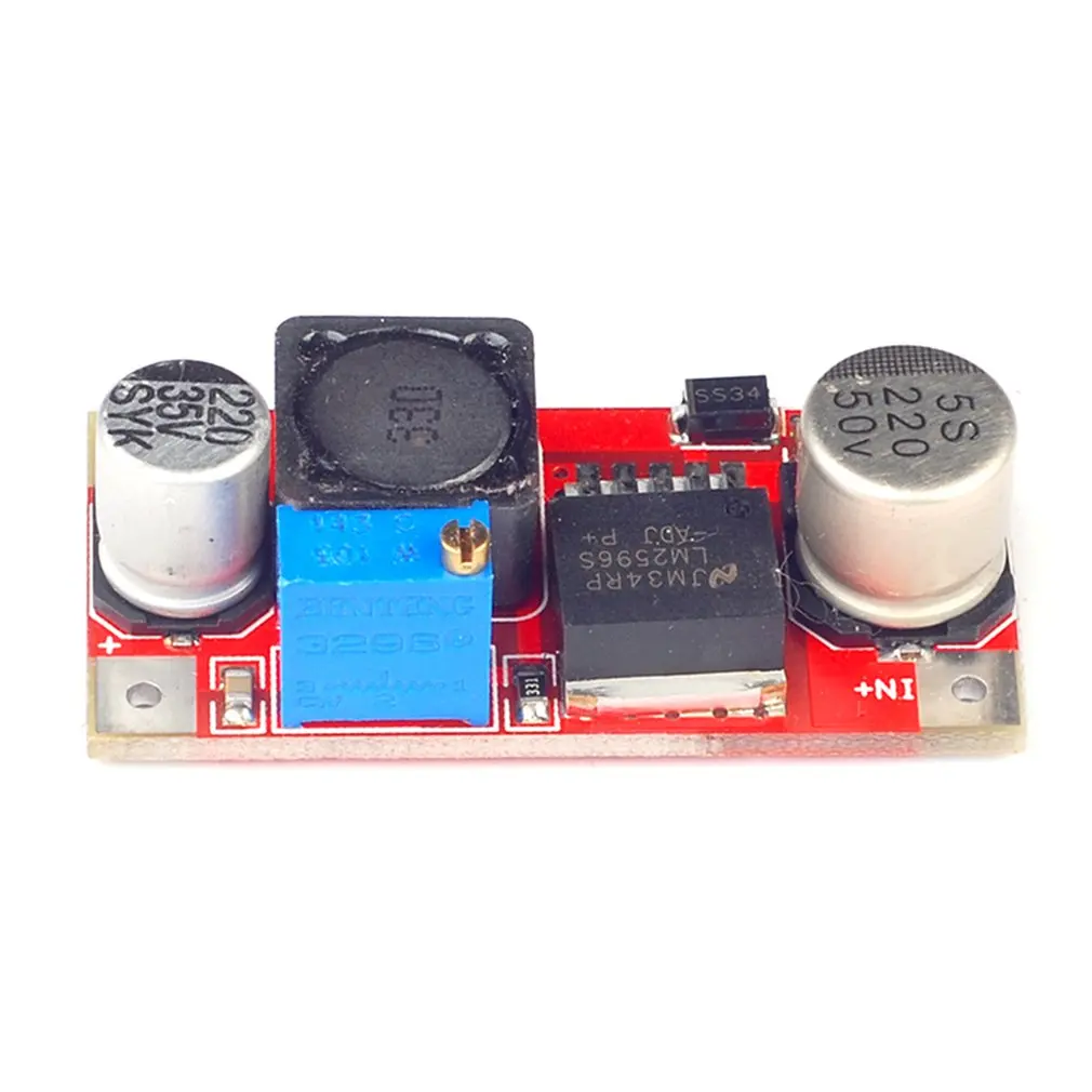 

Lm2596S-Adj Dc-Dc Ultra-Small Adjustable Reduced Voltage Module Red Board Adjustable Step-Down Board Module