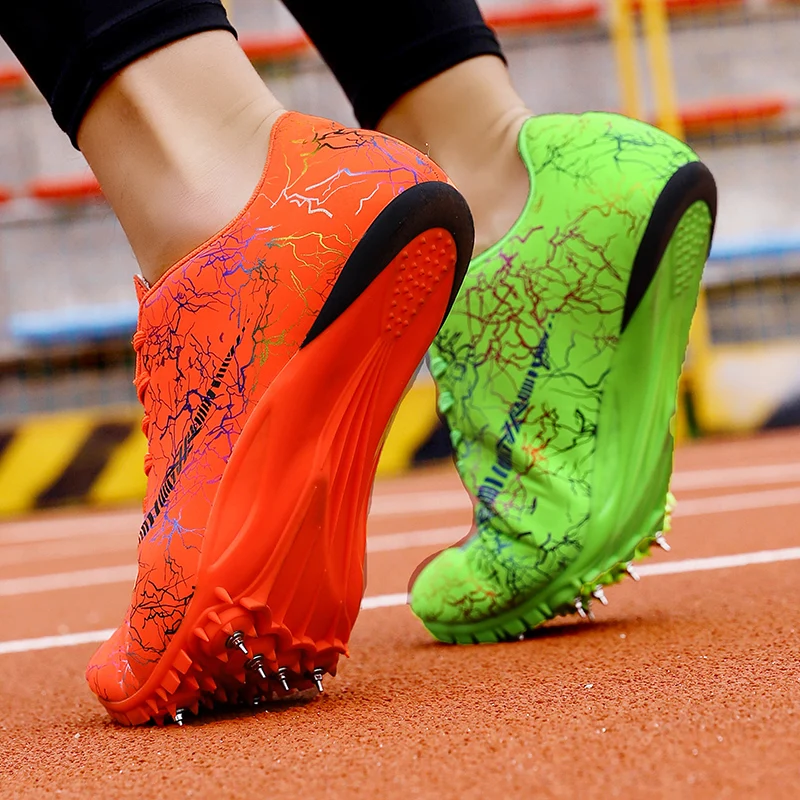 Трек поле шипы для мужчин и женщин бегущие ногти кроссовки профессиональные кроссовки для бега для мальчиков и девочек атлетика Спайк Спортивная беговая Обувь