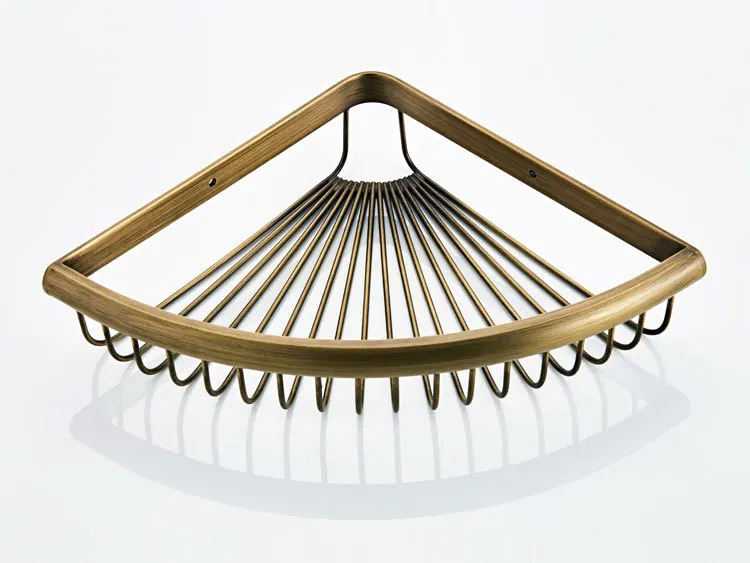 Tan archaize color restoring ancient ways all quality chrome plated copper double Angle basket basket fan delta 