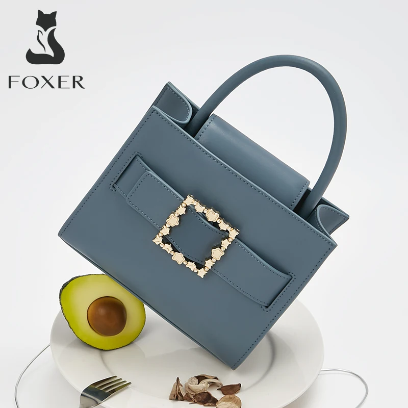 Foxer Taily Women Handbag Split Leather