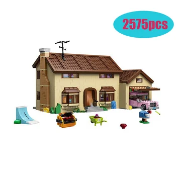 

2575pcs Compatible lepining 16005 83004 THE Simpsons Series 71006 Models Building Simpsons House Building Blocks Toy Hobbies
