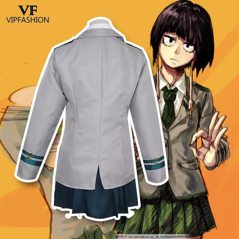 VIP Мода Горячая Аниме My Hero Academy школьная форма косплей костюм Deku очако урарака Tsuyu Asui костюм костюмы на Хэллоуин