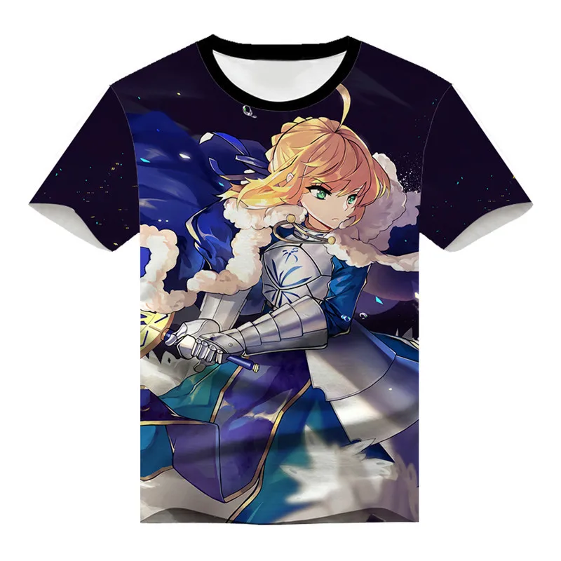 

Fate/Apocrypha Second Element Anime Peripheral Joan of Arc Full Color Short Sleeve Destiny Clothes Origional Puo5