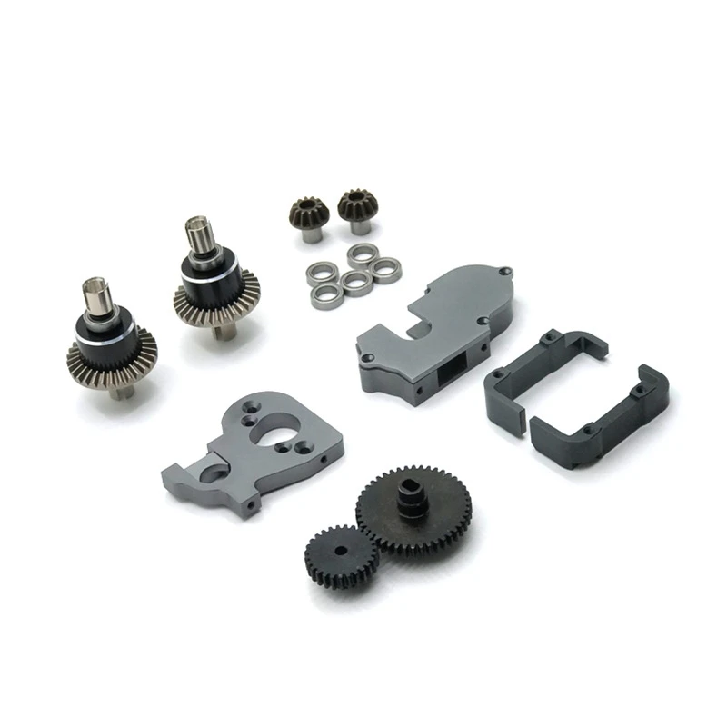 1 Set of Motor Gear Metal for WLtoys 1/14 144001 144002 1/12 124016 124017 124018 124019 RC Car Upgrade Spare | Игрушки и хобби