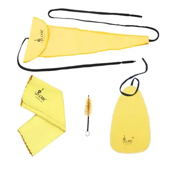 

Alto Tenor Soprano Saxophone Care Kit, Cleaning Cloth Swabs Mouthpiece Brush for Saxophonist Students Music Lovers