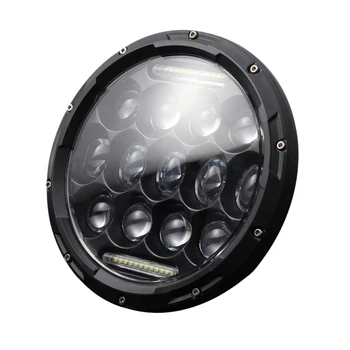 

7 Inch Round Led Headlights Lamp With Drl For Jeep Wrangler JK JKU TJ CJ LJ