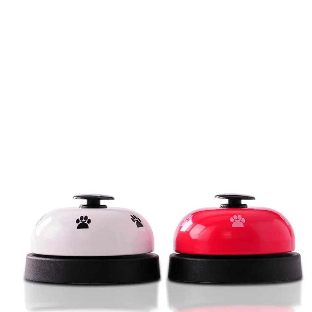 Pet Dog Training Bell Practical Training Bell Non-Skid Rubber Bottom Cute Printed Communication Device for Pet-3