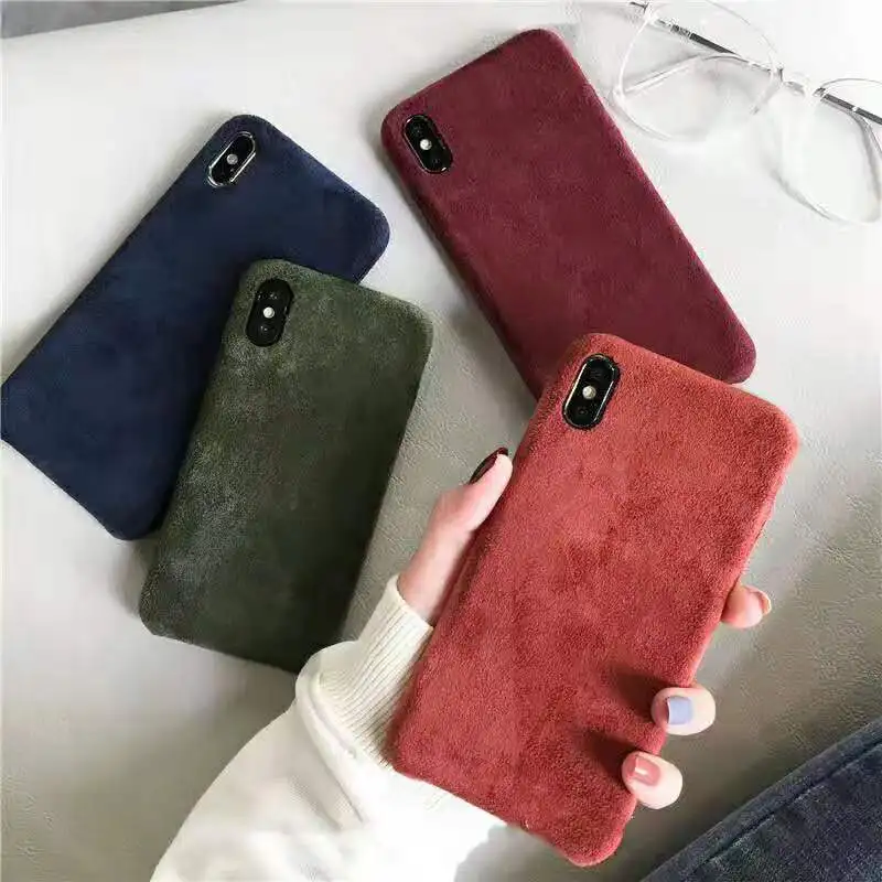 Модный классический замшевый чехол для телефона Huawei P20 P30 Mate 10 20 30 Pro Nova 4 мягкий