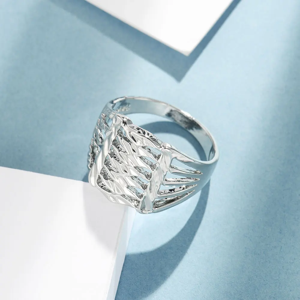 Viennois металлическое кольцо для женщин витой Циркон женский палец золотого цвета ювелирные изделия - Цвет основного камня: L700075R
