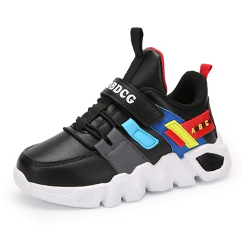 

Children's Casual Shoes PU leather Patchwork Kids Sneakers for Boys Girls Sport Shoes Fashion Trainers for Child Footwear