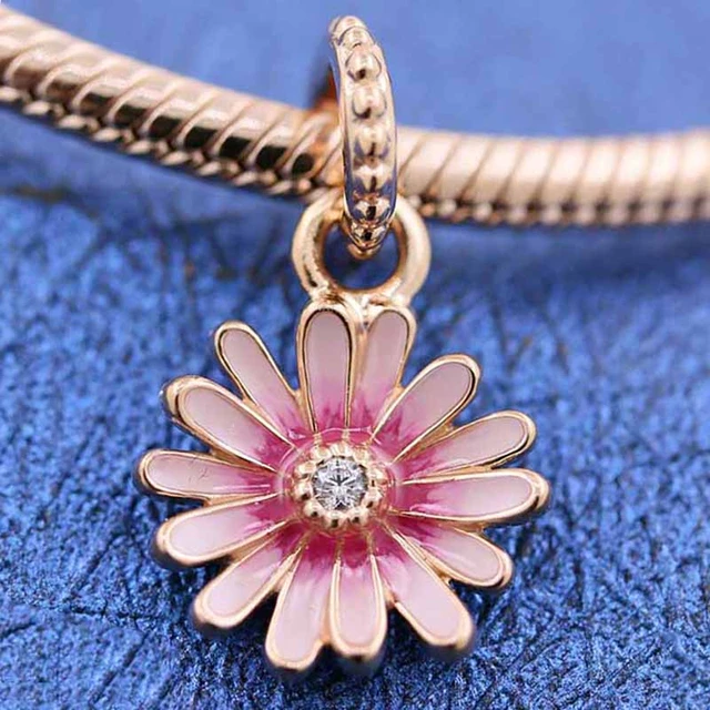 Clear CZ Rose Flower Pendant Silver Charms for Bracelets & Bangles DIY  Jewelry Making 925 Sterling Silver Crystal Charm Beads - AliExpress